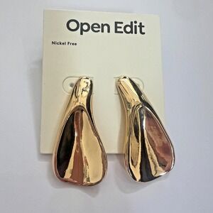 Open Edit Gold Abstract Drop‎ Earrings NWT from Nordstrom